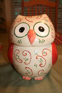 owl cookie jar